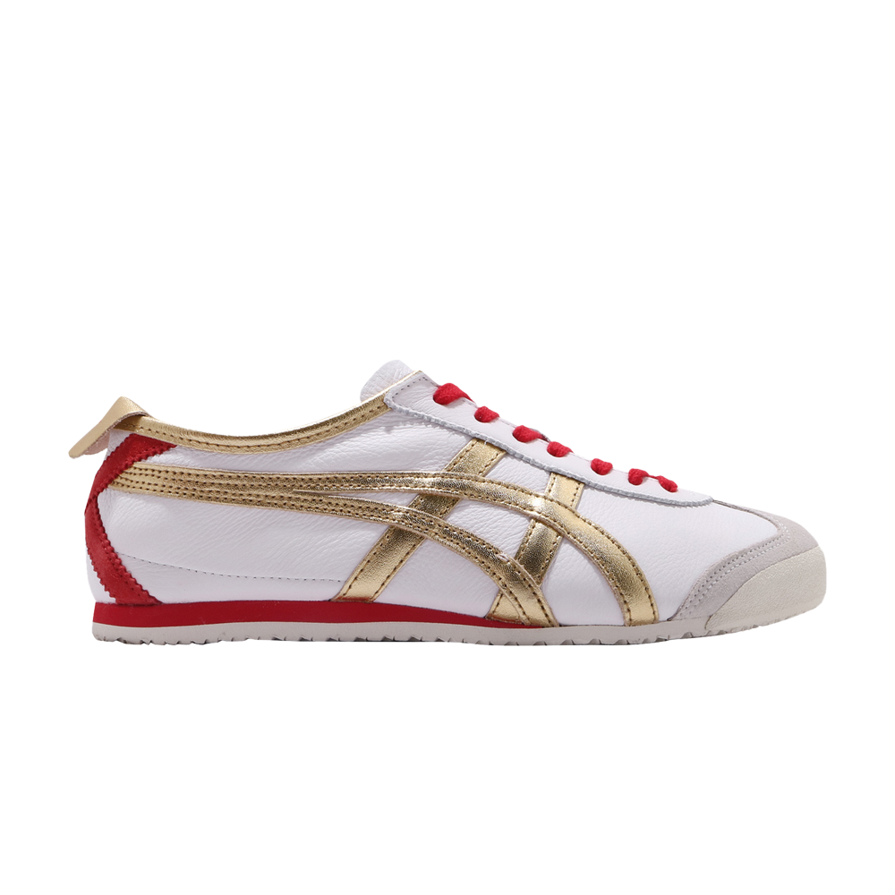 Pre-owned Onitsuka Tiger Mexico 66 'white Pure Gold'