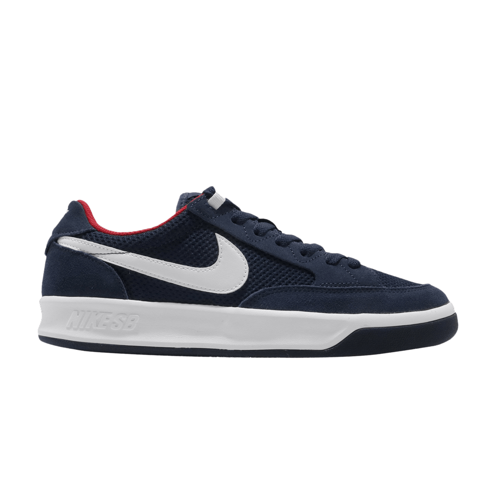 nike sb adversary white university red
