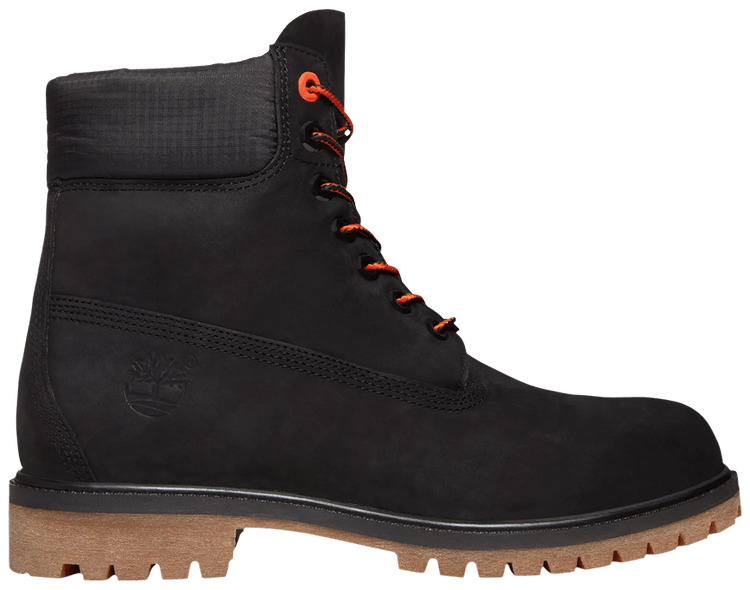 Timberland 6 Inch Waterproof Boot Black Nubuck