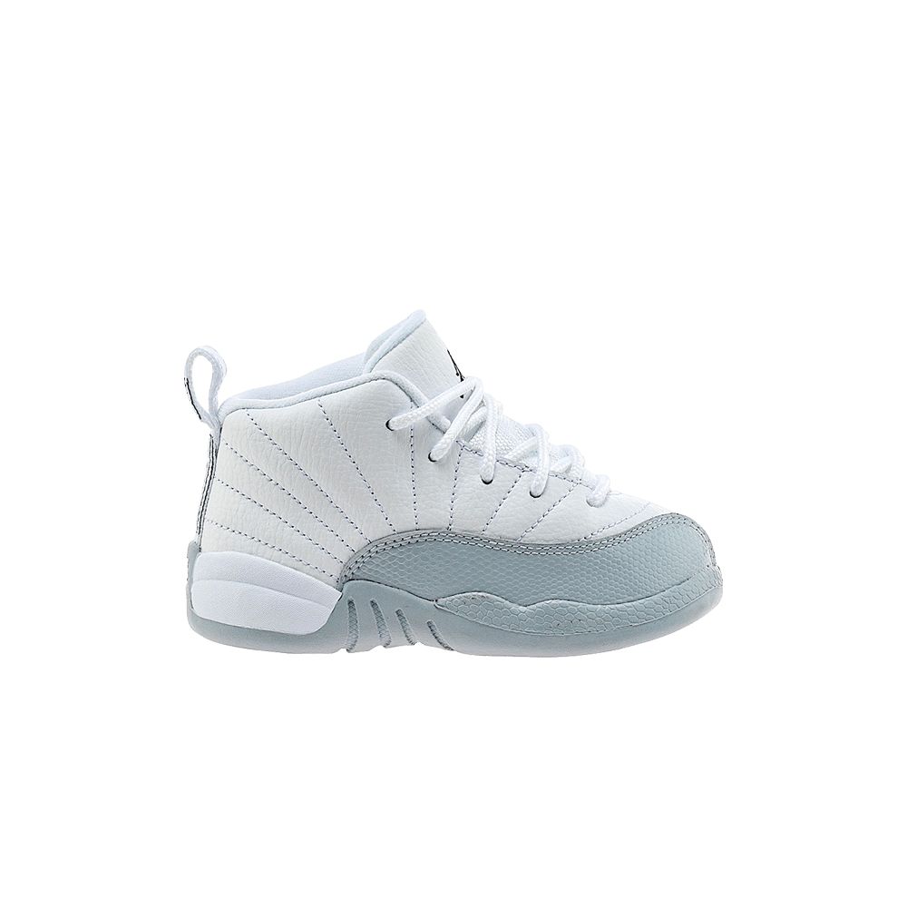 Air Jordan 12 Retro TD 'White Grey' | Infant Size 3 - 819666-108