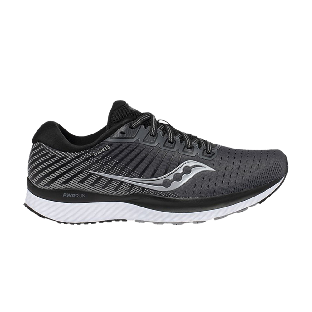 Pre-owned Saucony Wmns Guide 13 'black White'