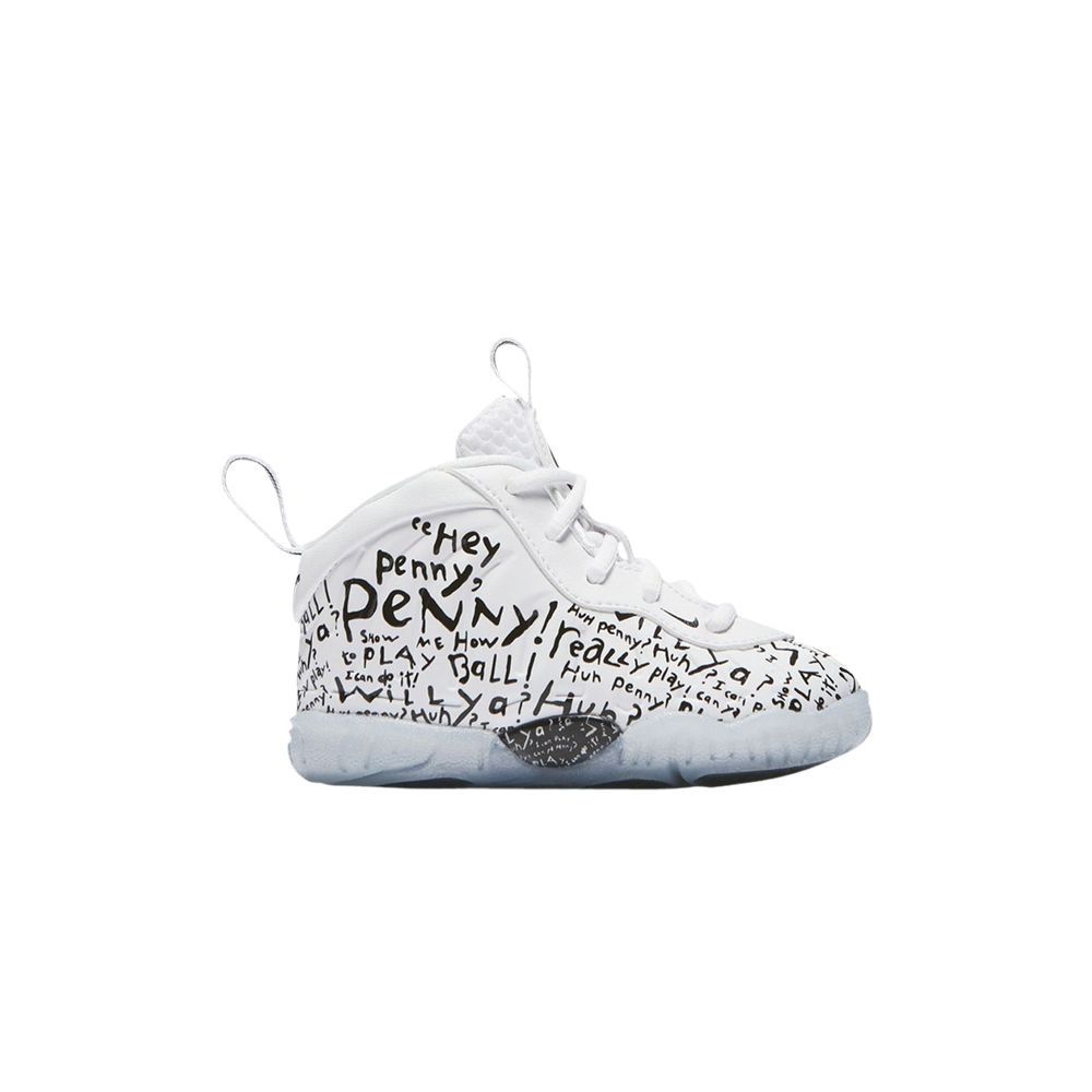 Nike Little Posite One TD 'Lil Penny' | White | Infant Size 6 - 723947-101