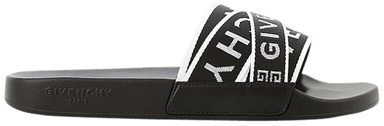 Buy Givenchy Slide Logo Webbing Black BH300DH0A5 004 GOAT CA