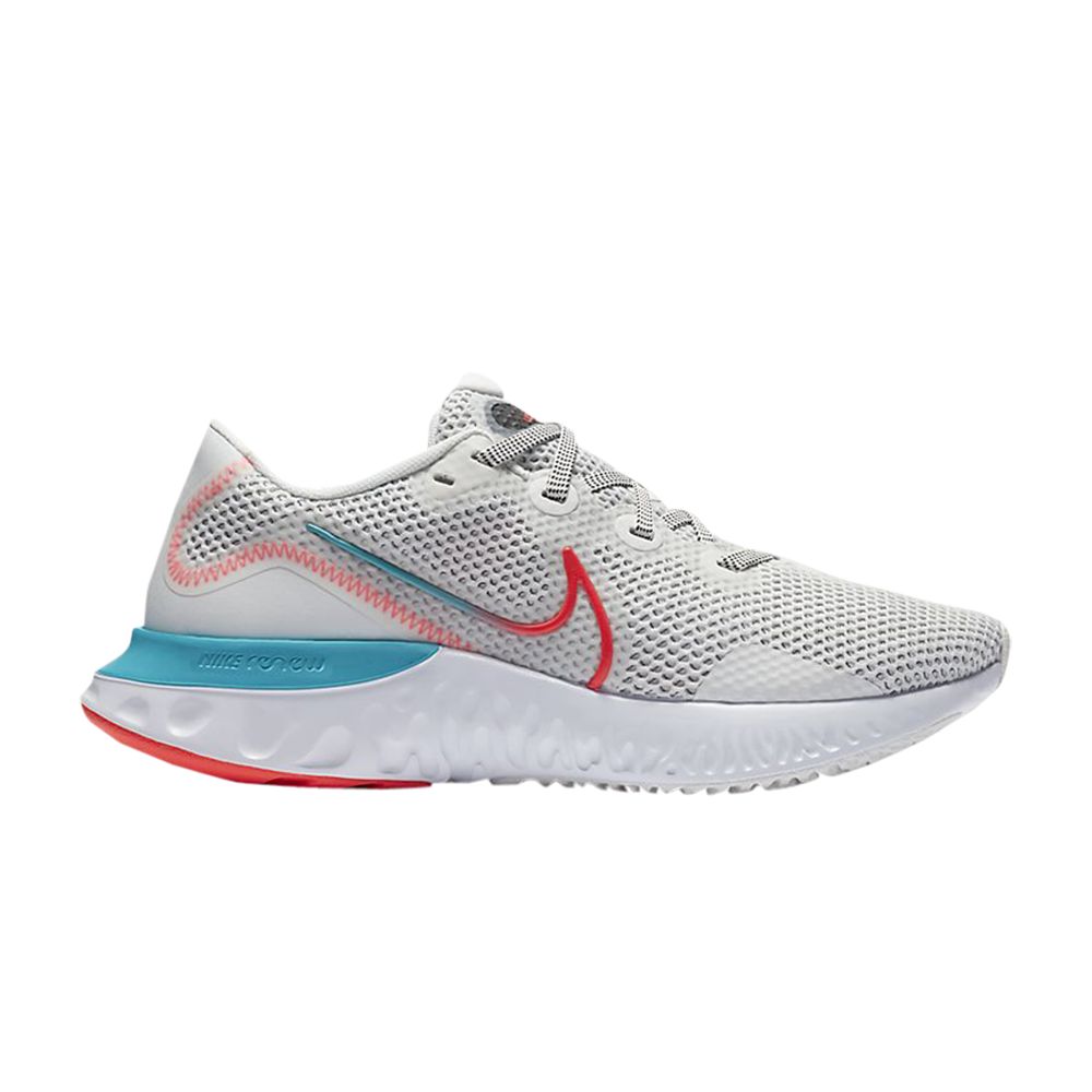 Pre-owned Nike Wmns Renew Run 'oracle Aqua Crimson' In White