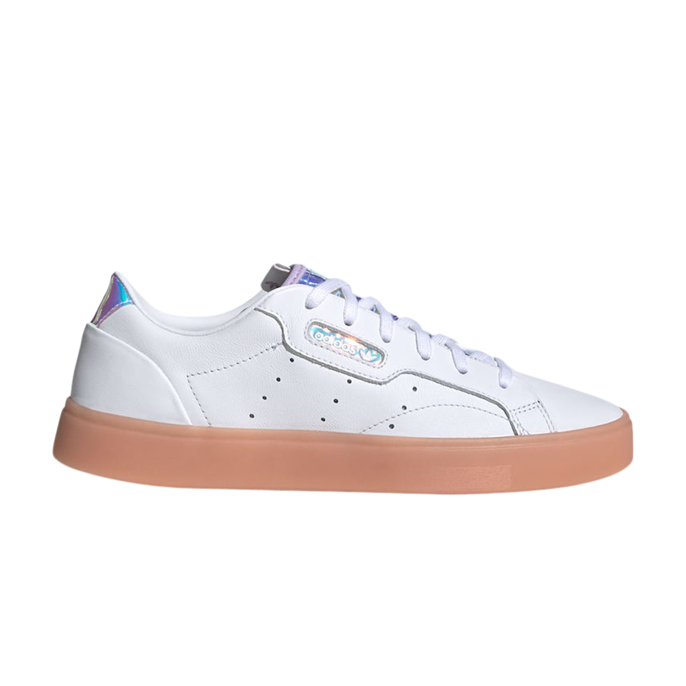Pre-owned Adidas Originals Wmns Sleek 'white Coral Iridescent'