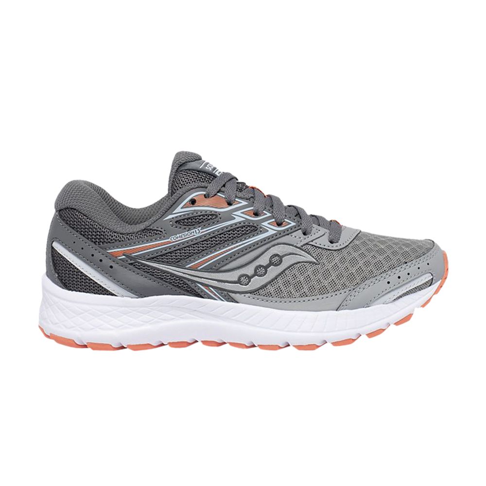 Pre-owned Saucony Wmns Cohesion 13 'coral Sky' In Grey
