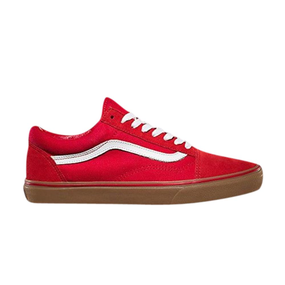 Vans Old Skool 'Gumsole - Formula One' | Red | Men's Size 7 - VN0001R1GIA