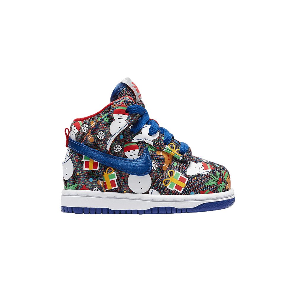 Nike Dunk High QS TD 'Ugly Christmas Sweater' 2017 | Black | Infant Size 5