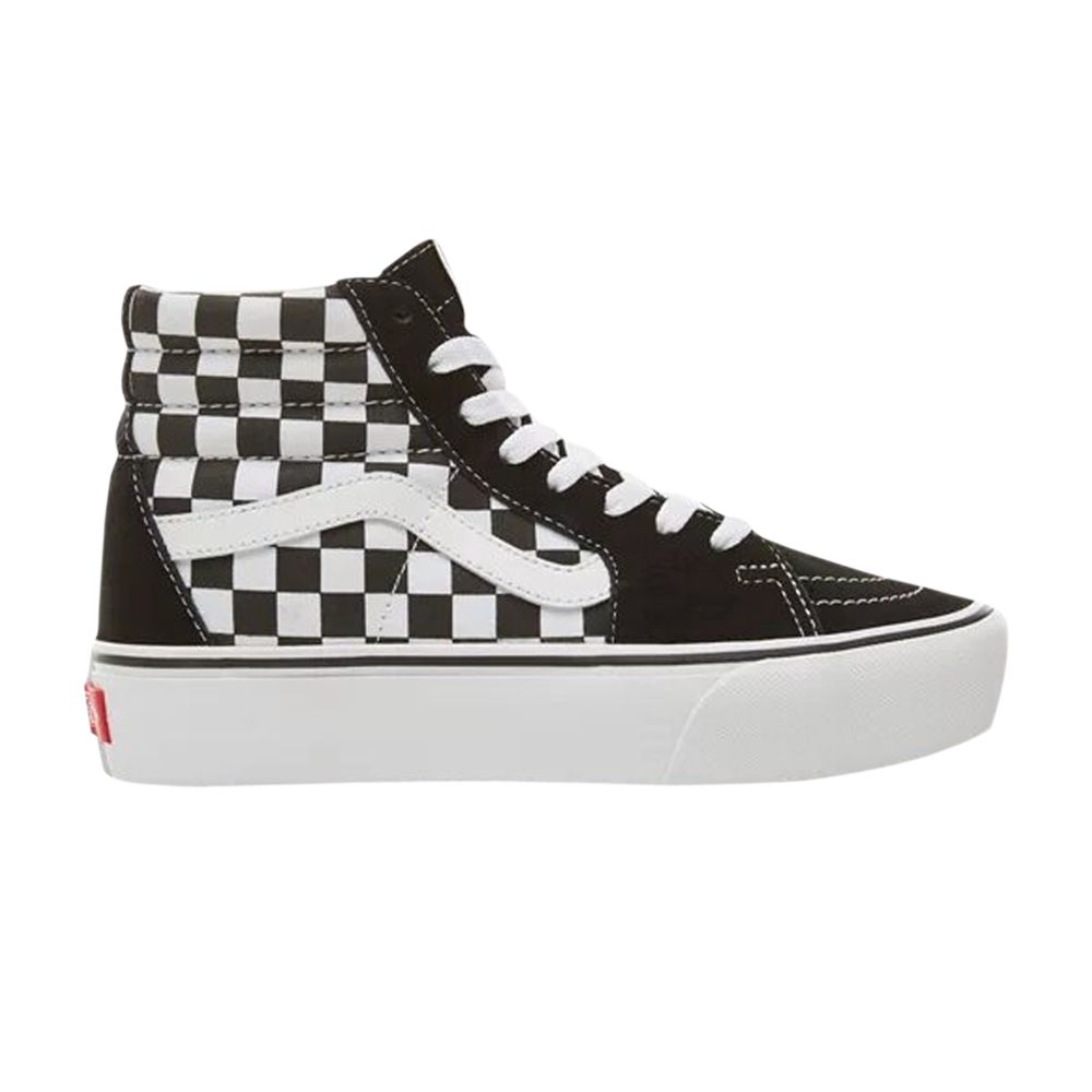 VANS SK8-HI PLATFORM 2.0 'CHECKERBOARD - BLACK WHITE'