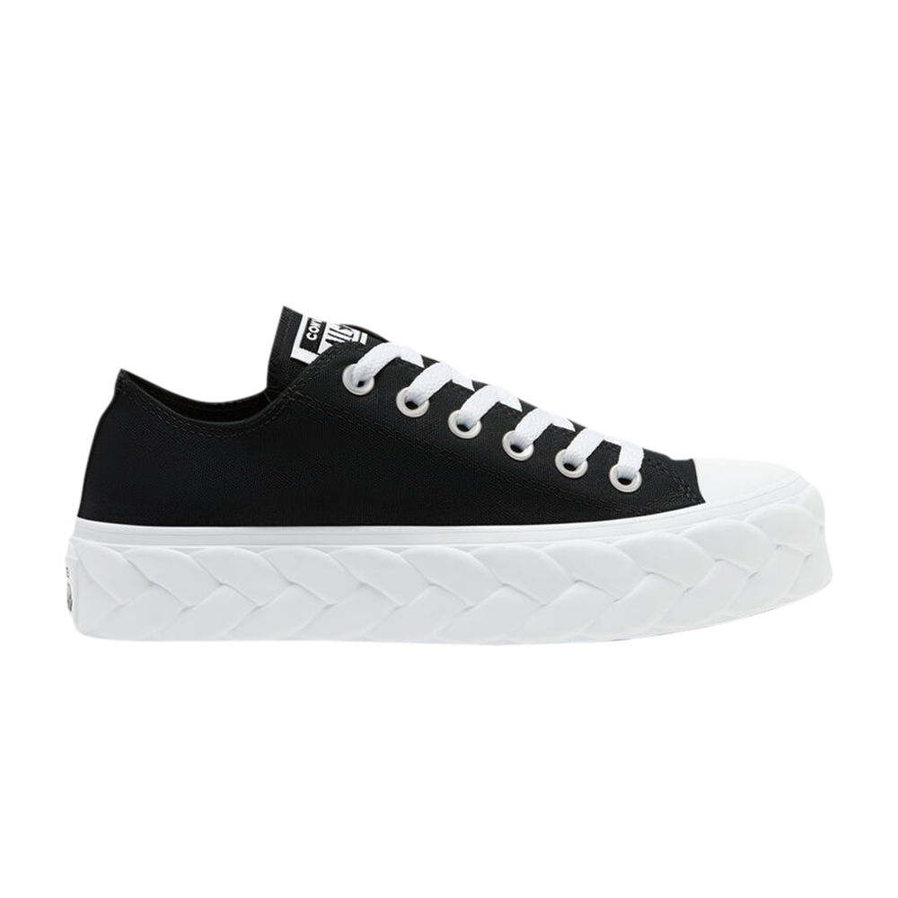 Pre-owned Converse Wmns Chuck Taylor All Star Low 'runway Cable - Black'