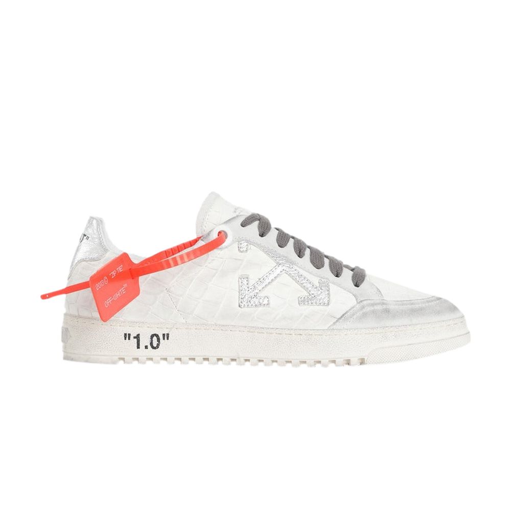 Pre-owned Off-white 2.0 'silver Crocodile' | Men's Size 41