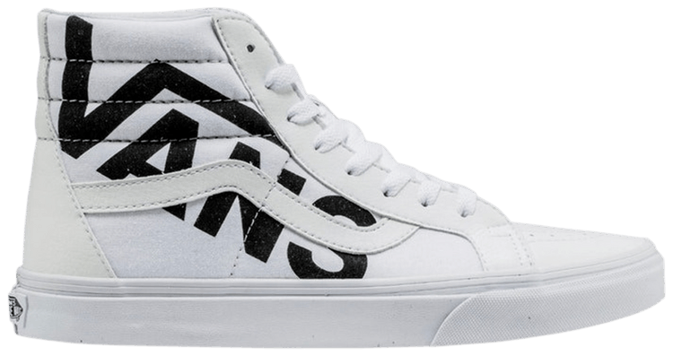 Vans Sk8 Hi Reissue Big Logo   White