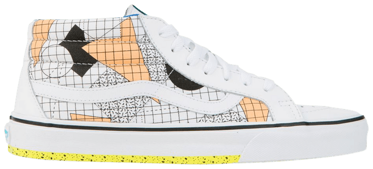 Vans Sk8 Mid Reissue Throwback   White