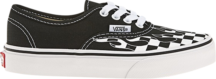 Buy Authentic Kids 'Checker Flame - Black' - VN0A38H3RX8 | GOAT