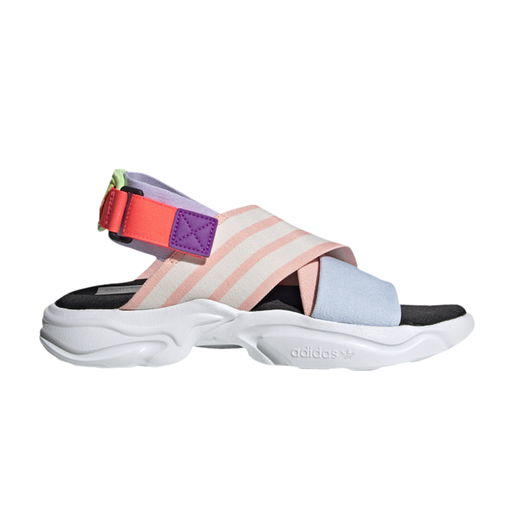 Pre-owned Adidas Originals Wmns Magmur Sandals 'haze Coral Talc' In White