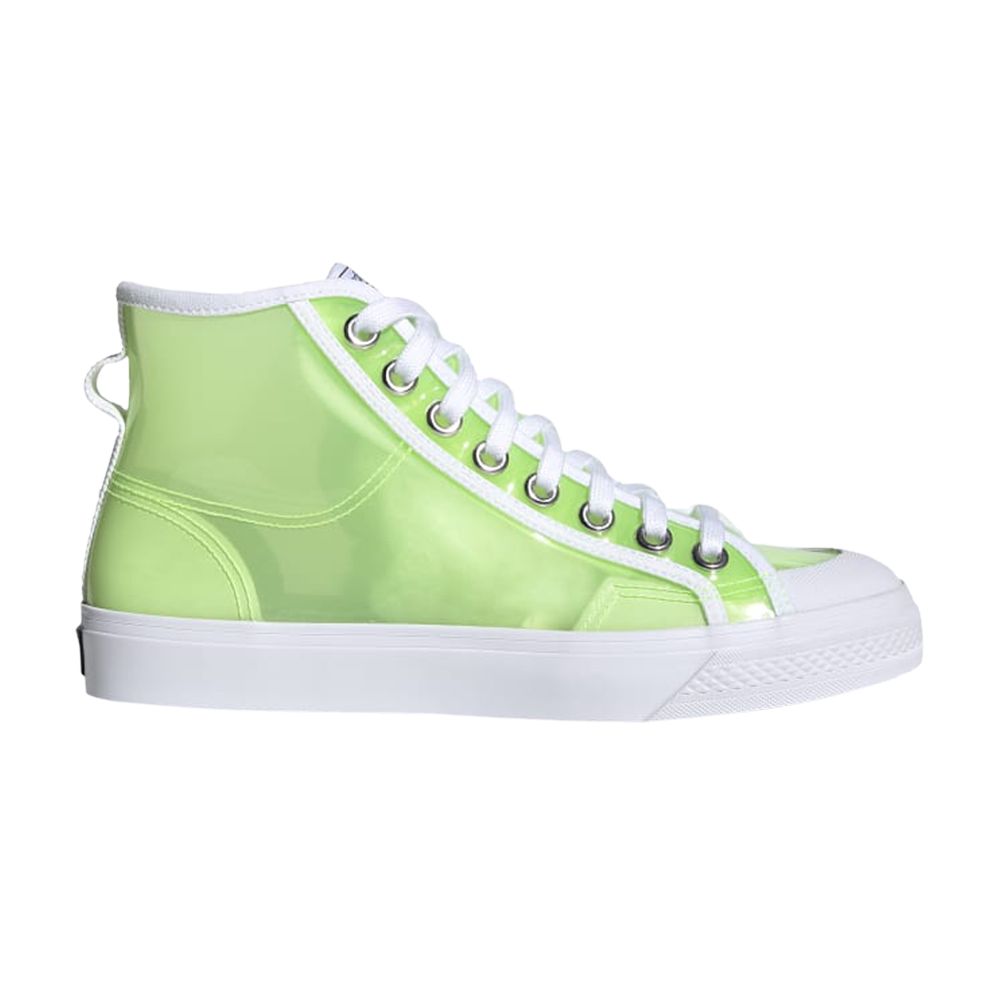 Pre-owned Adidas Originals Wmns Nizza High 'translucent Tint - Signal Green'