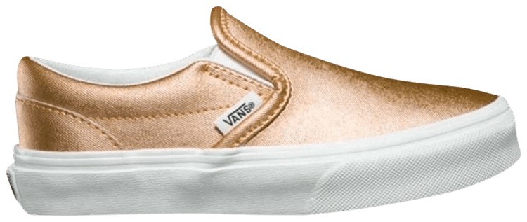 Vans Classic Slip On Kids Metallic Light Copper
