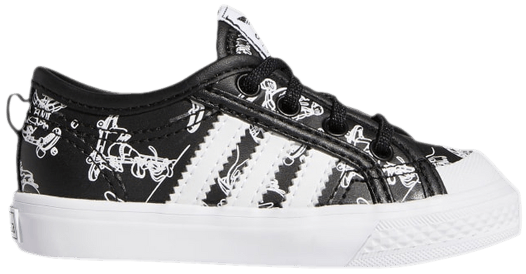 Disney x adidas Nizza Infant Sport Goofy Pack   Black