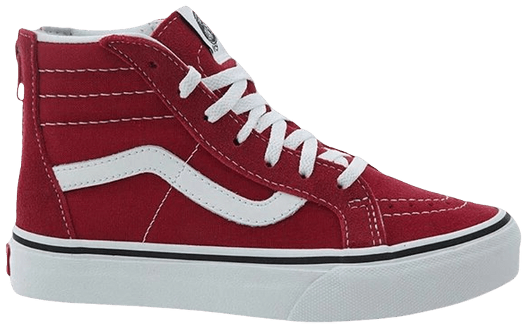 Vans Sk8 Hi Zip Kids Persian Red