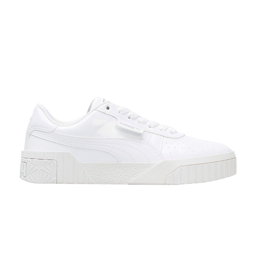 Pre-owned Puma Cali Patent Jr 'white' | Kid's Size 4.5