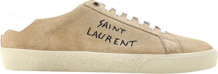 Saint Laurent - Court Classic Sl/06 Sneakers - Women - Cotton/Cotton/Leather/Leather/Rubber - 36.5 - Neutrals