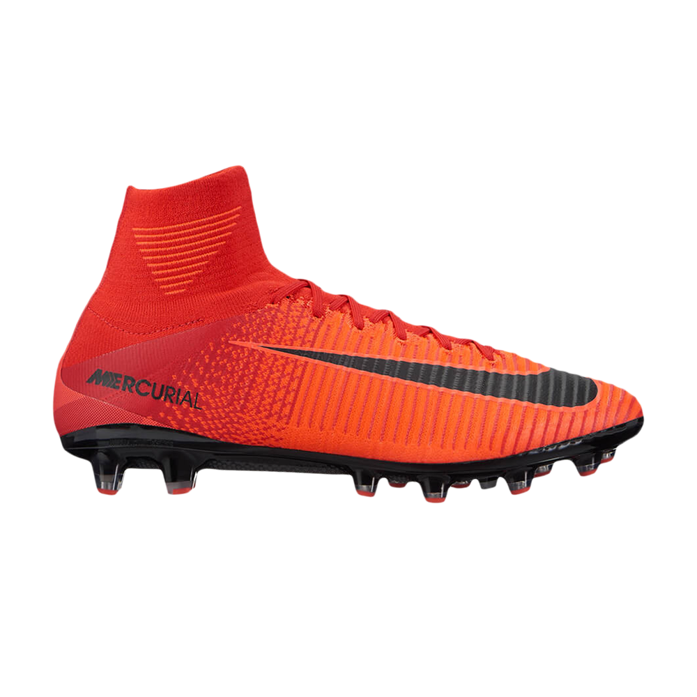 Pre-owned Nike Mercurial Superfly 5 Ag Pro 'bright Crimson' In Orange