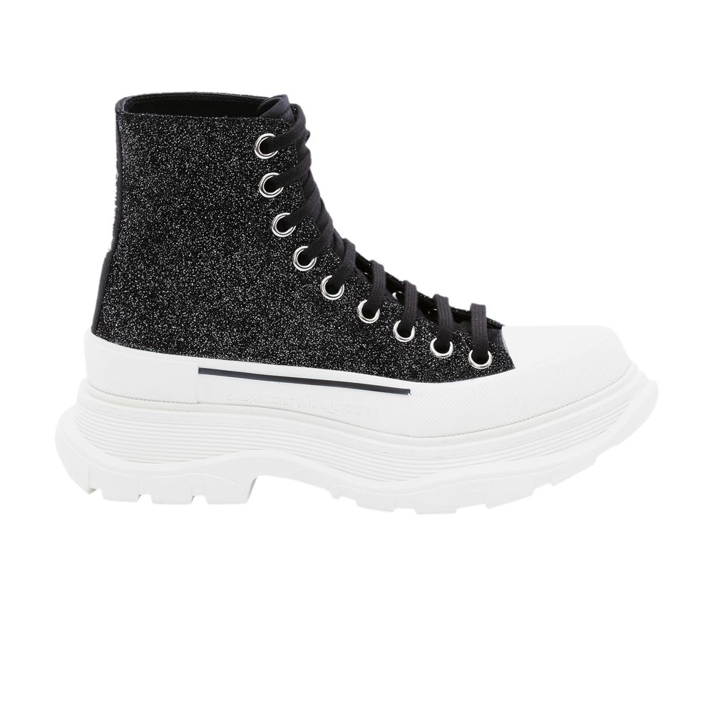 Pre-owned Alexander Mcqueen Wmns Tread Slick Boot 'galaxy Black' | Women's Size 36