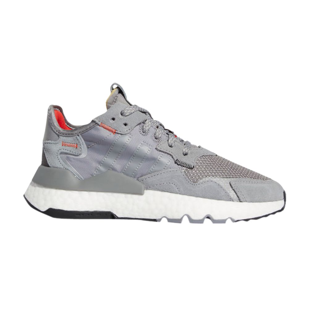 Pre-owned Adidas Originals Adidas Nite Jogger J 'grey Cloud White' | Kid's Size 4