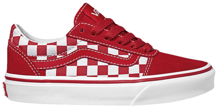 Vans Ward Kids Checkered   Chilli Pepper