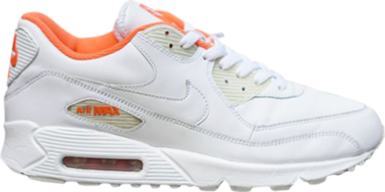 Wmns Air Max 90 White Wild Mango