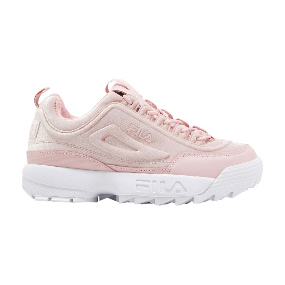 Pre-owned Fila Wmns Disruptor 2 Premium 'velour Pink Shadow' | Women's Size 8.5