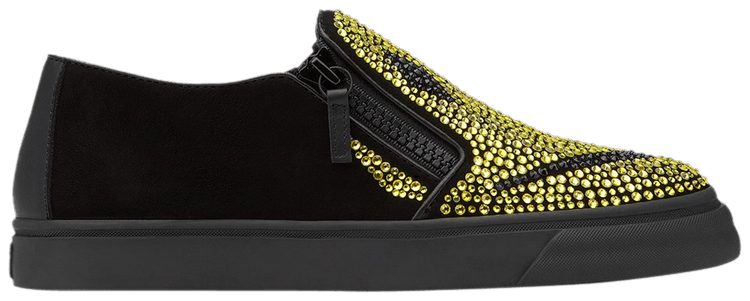 Buy Giuseppe Zanotti Double Zip Slip on Embellished Smiley