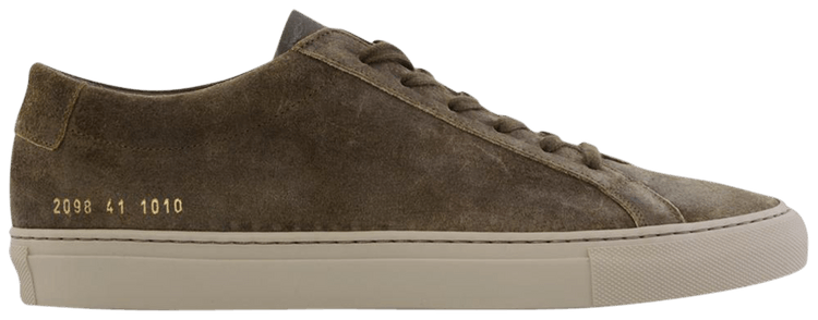 Buy Common Projects Achilles Low Olive 2098 1010 GOAT UK