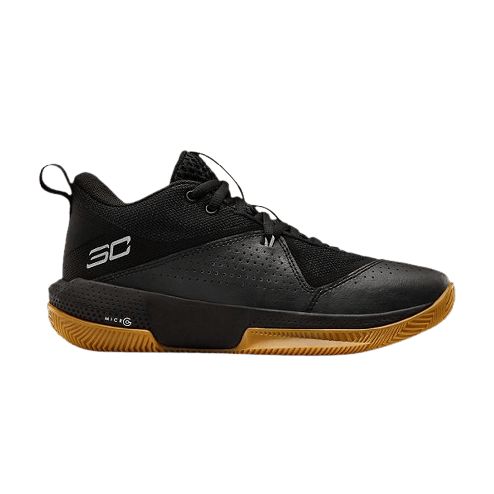 Under Armour SC 3zer0 4 GS 'Black Gum' Sneakers | Kid's Size 7