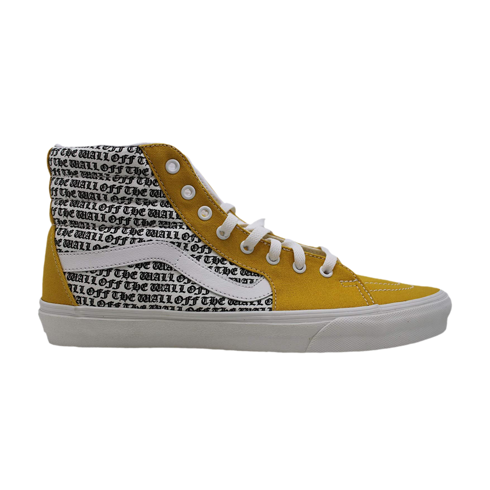 Pre-owned Vans Sk8-hi 'off The Wall - Mango Mojito' In Yellow