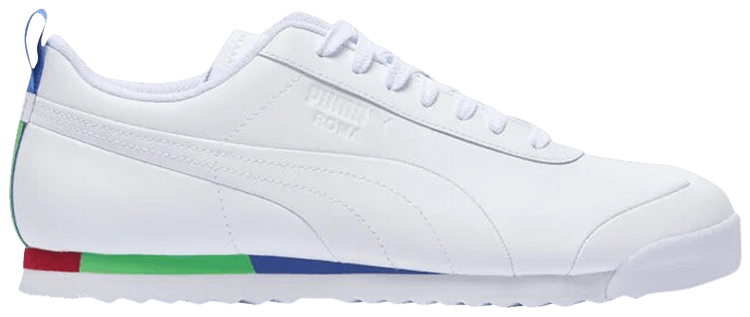 Puma Roma TFS White Fluo Green