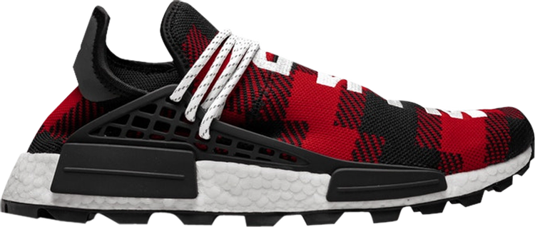 BBC x Pharrell x NMD Human Race 'Red Plaid' Friends & Family - EF7389 - Red | GOAT