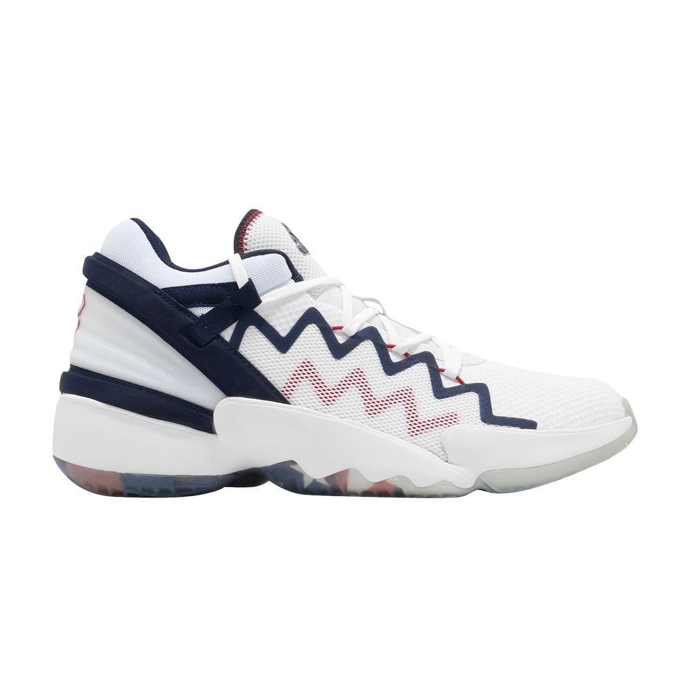 adidas D.O.N. Issue #2 GCA 'Team USA' | White | Men's Size 7.5