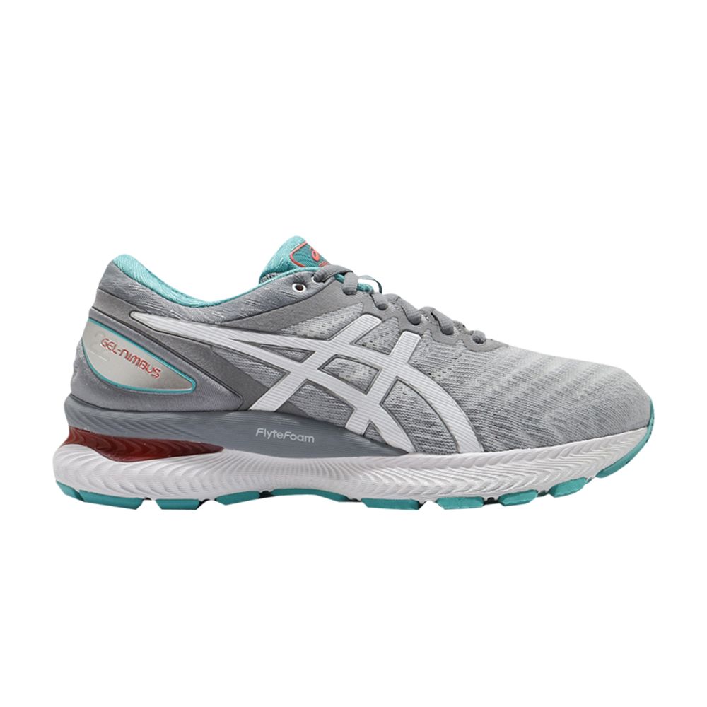 Pre-owned Asics Wmns Gel Nimbus 22 Wide 'sheet Rock' In Grey