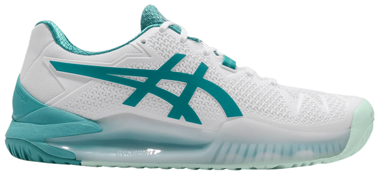 Asics Wmns Gel Resolution 8 White Lagoon