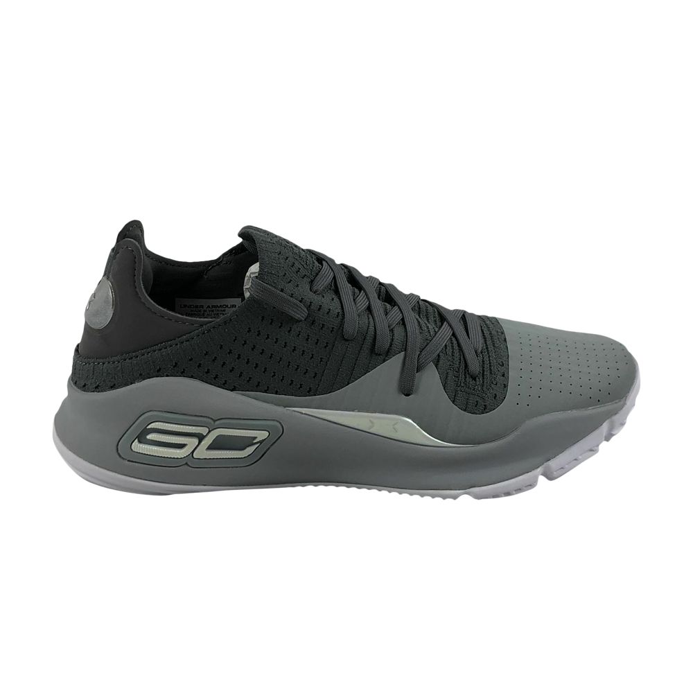 Under Armour Curry 4 Low TB 'Grey' | Men's Size 11.5 - 3021707-104