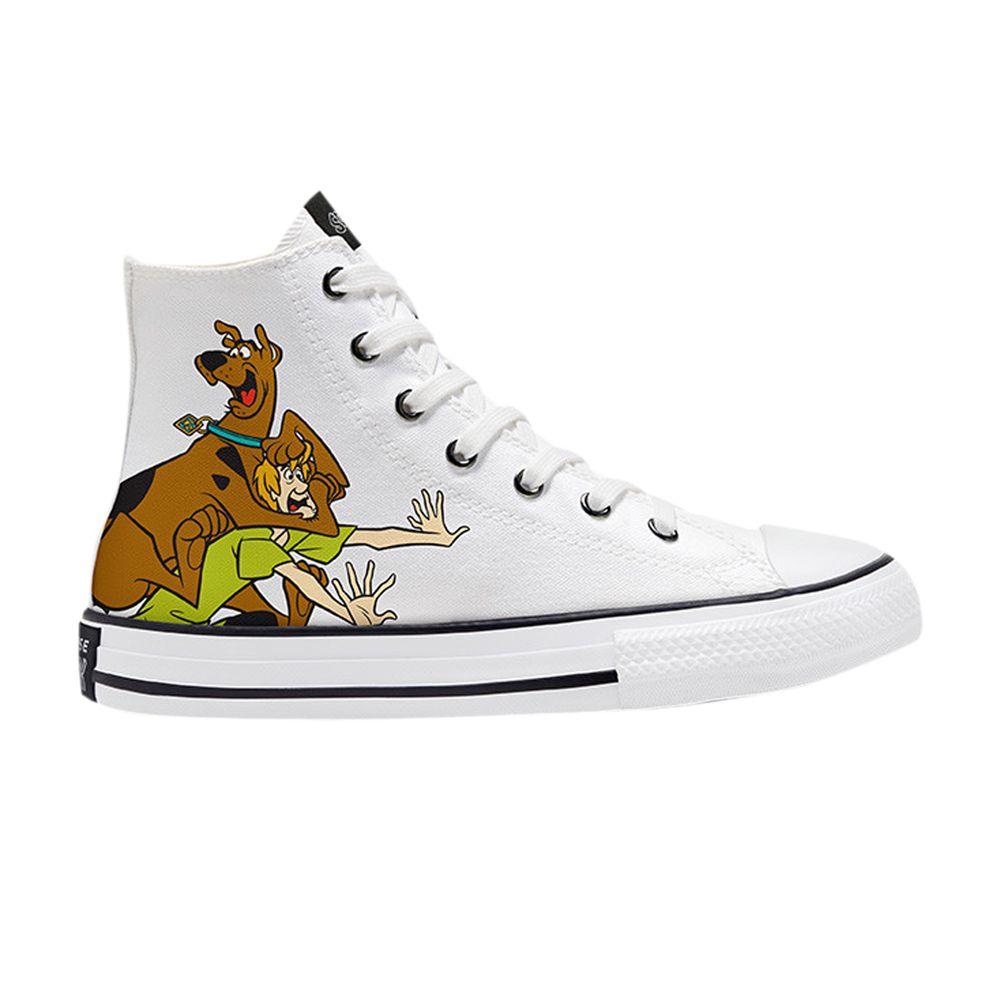 Pre-owned Converse Scooby-doo X Chuck Taylor All Star High Gs 'the Gang And Villains' | White | Kid's Size 13