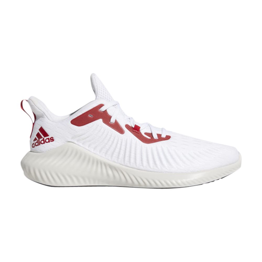 adidas Alphabounce+ 'White Power Red' | Men's Size 9 - EF8184
