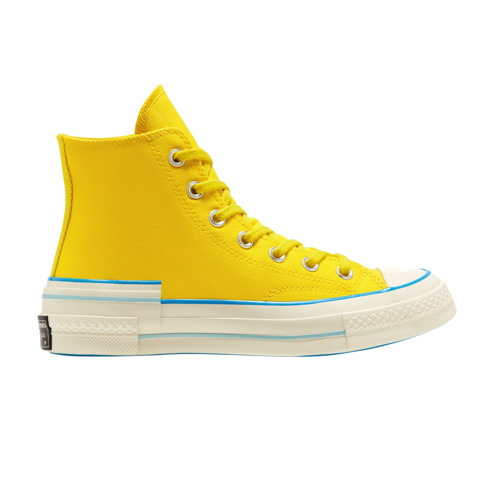 Pre-owned Converse Wmns Chuck 70 High 'popped Color - Speed Yellow'