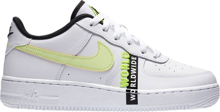 Nike Air Force 1 LV8 1 GS 'Worldwide Pack - White Barely Volt