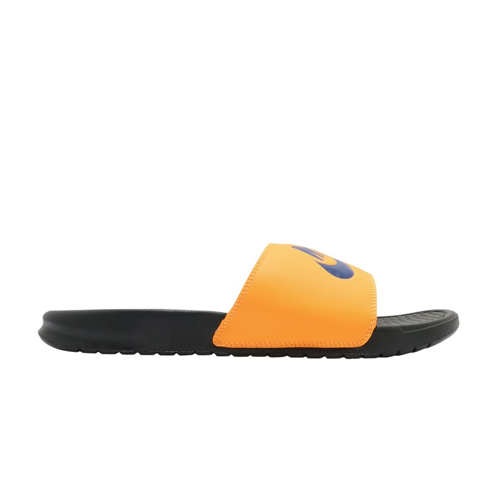 Nike Benassi JDI Slides 'Laser Orange Royal' | Men's Size 8