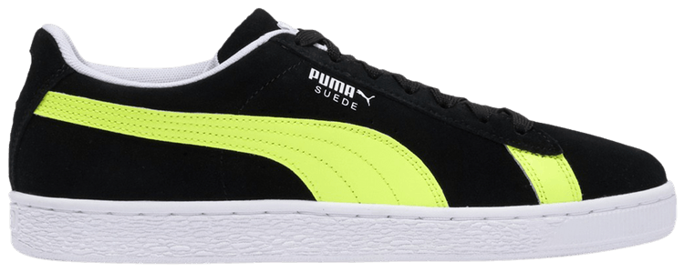 Puma Suede Classic Retro 2 Black Fizzy Yellow