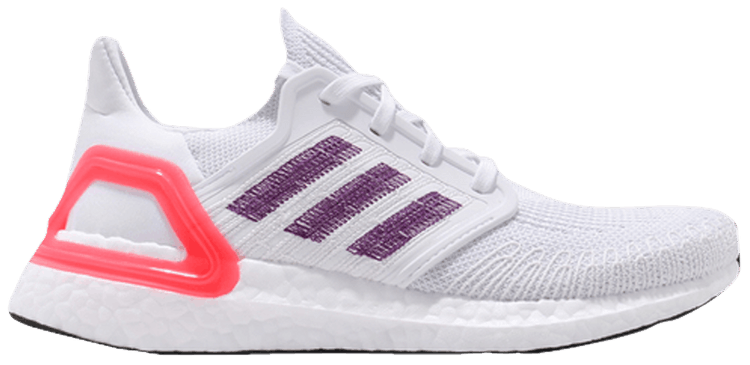 Adidas Wmns UltraBoost 20 White Shock Red Sample