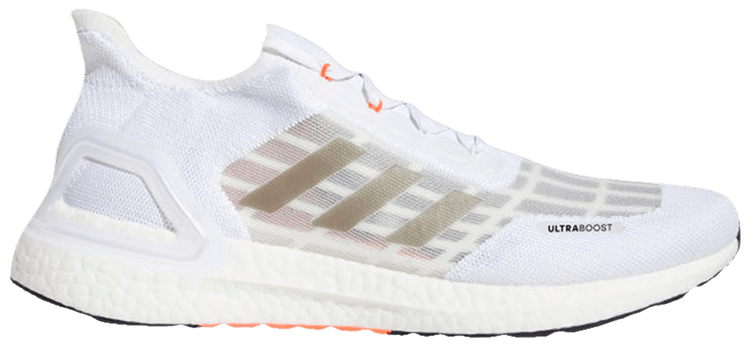 Adidas UltraBoost SummerRdy White Solar Red Sample