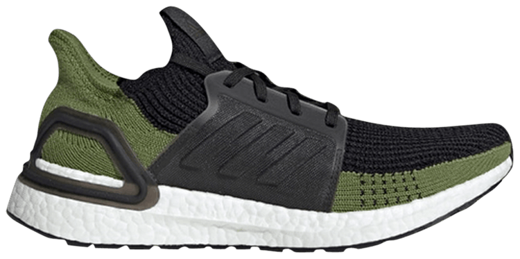 Adidas UltraBoost 19 Black Tech Olive Sample